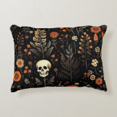 Koele schedel Halloween Patroon Accent Kussen (Voorkant)