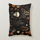 Koele schedel Halloween Patroon Accent Kussen (Voorkant(Verticaal))