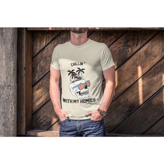 Koele schedel met zonnebril | Grappig Halloween T-shirt