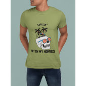 Koele schedel met zonnebril | Grappig Halloween T-shirt