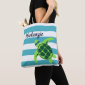 Koele schildpad met bril tote bag (Dichtbij)
