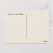 Koele schuur en tractor tekst toevoegen Boeren Briefkaart (Achterkant)