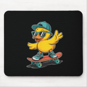 Koele Skater Rubber Eend Skateboarden Th Speelgoed Muismat