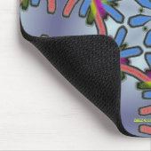 Koele Sneeuwvlok Mousepad Muismat (Hoek)