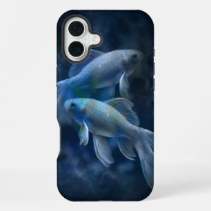 Koele Spookachtige Goudvis iPhone 16 Plus Hoesje