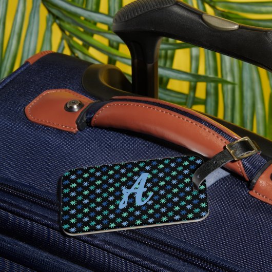 Koele sterretjesS oceaankleuren passen Bagagelabel (Voorkant Insitu 3)