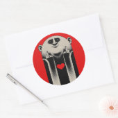 Koele sticker rode achtergrond door hado90 (Envelop)