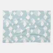 Koele Stingrays Blauwe Witte Oceaan Print Theedoek (Horizontaal)