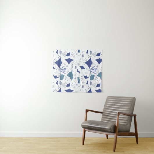 Koele Stingrays Tropisch Blauw Reef Wandkleed (In Situ (horizontaal))