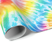 Koele streep wervelt stropdas kleurstof cadeaupapier (Rol Hoek)