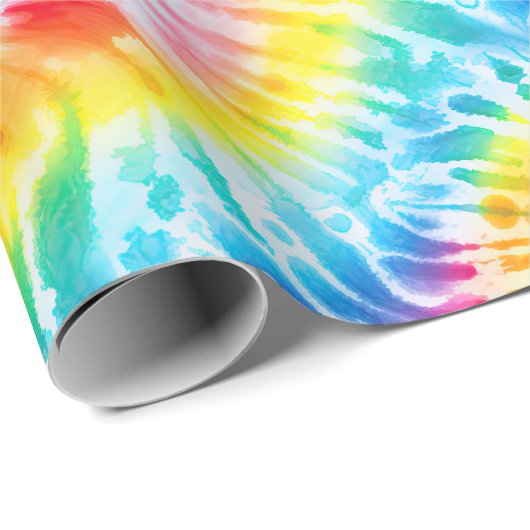 Koele streep wervelt stropdas kleurstof cadeaupapier (Rol Hoek)