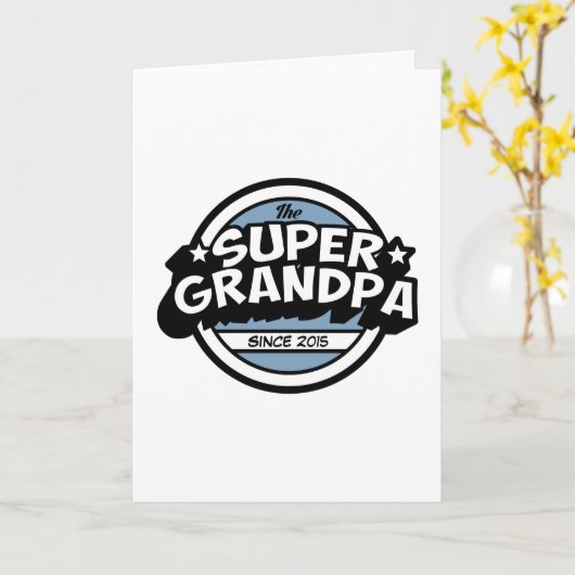 Koele Super Opa Kaart (Gele Bloem)