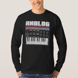 Koele Synthesizer Analoge Zure Machine Nerd Synth  T-shirt