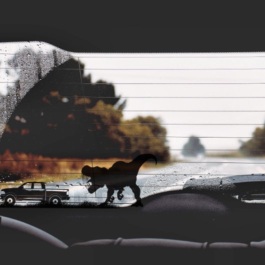Koele T-rex dinosaurus voor auto vrachtwagenvenste Sticker