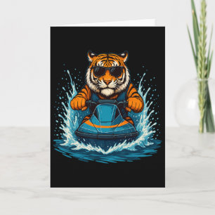 Koele Tijger Met Zonnebril Zomer Vibe Katten Jet S Kaart