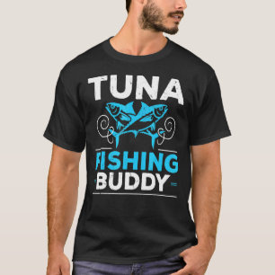 Koele Tonijn Vissende Buddy Vrienden Partner Tonij T-shirt