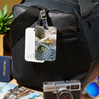 Koele Uil Bagage Label