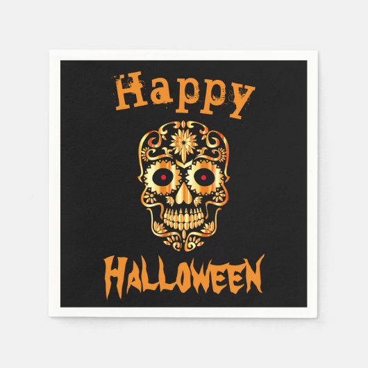 Koele unieke Halloween servetten (Voorkant)