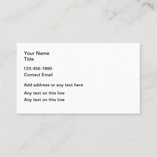 Koele unieke Handyman constructie Visitekaartje (Achterkant)