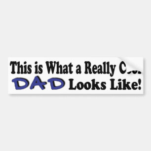 Koele vader bumpersticker