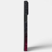 Koele valse wimpers Zwart Glitter Rood Case-Mate iPhone Case (Achterkant / Rechts)