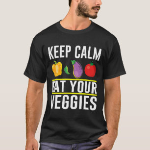 Koele veganistische vegetarische T - shirts Blijf