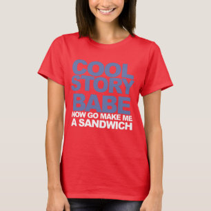 Koele verhaal babe sandwich t-shirt