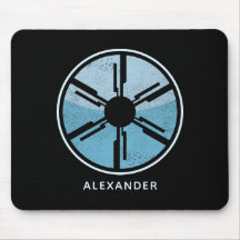 Koele verontruste kosmische ruimte Blauwe Ombre Sc