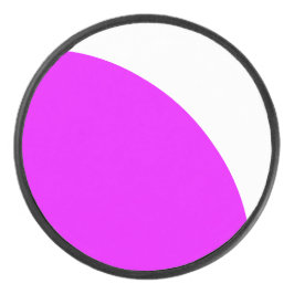 Koele Vette Heldere Levendige Roze Witte Dynamisch Hockey Puck