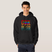 Koele Vintage Motorrijder Hoodie (Voorkant volledig)