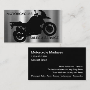 Koele Visitekaartjes met Motor Thema