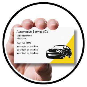 Koele Visitekaartjes voor Automotive Diensten