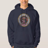 Koele  vlag van de deelstaat Minnesota Hoodie (Voorkant)