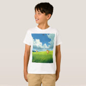 Koele vlaktes t-shirt (Voorkant volledig)