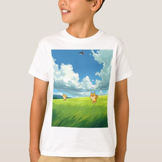 Koele vlaktes t-shirt (Voorkant)