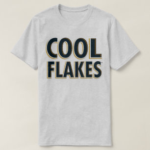 koele vlokken t-shirt