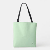 Koele vogel in het veld van iris bloemen tote bag (Achterkant)