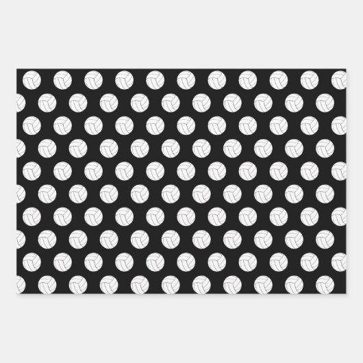 koele volleybalsportliefhebbers inpakpapier vel (Voorkant 2)