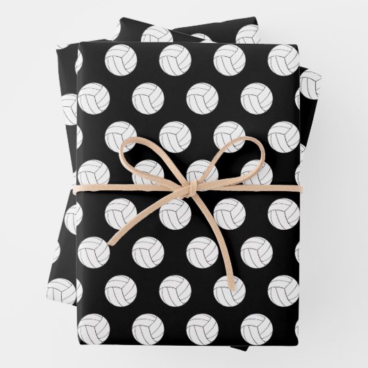 koele volleybalsportliefhebbers inpakpapier vel (In situ)