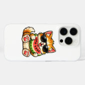 Koele Watermeloen Kat Case-Mate iPhone Case (Achterkant (horizontaal))