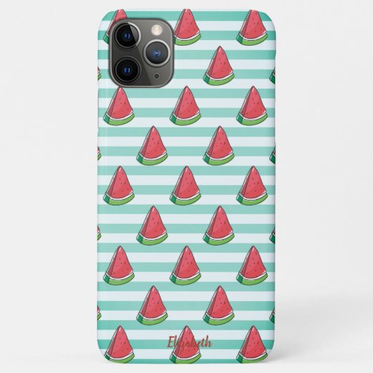 Koele Watermeloen Strepen - Persoonlijk Case-Mate iPhone Case (Achterkant)