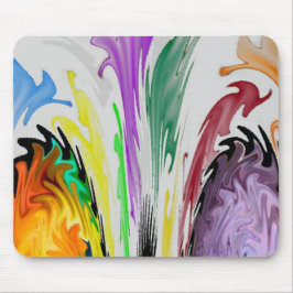 koele waterverf abstract muismat