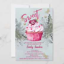 Koele  waterverf groen cupcake