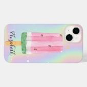 Koele Waterverf IJs Holografisch Case-Mate iPhone Case (Achterkant (horizontaal))