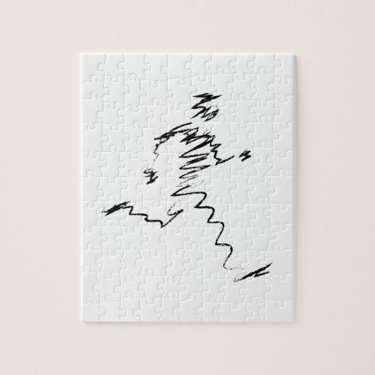 Koele weergave van de looppas legpuzzel (Verticaal)