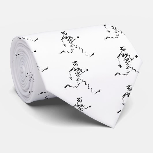 Koele weergave van de looppas stropdas (Opgerold)