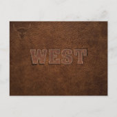 Koele Westerne tekst - Pas hem aan Briefkaart (Voorkant)