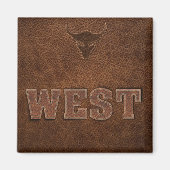 Koele Westerne tekst - Pas hem aan Magneet (Voorkant)