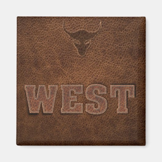 Koele Westerne tekst - Pas hem aan Magneet (Voorkant)