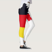 Koele witte Duitse vlag patroon sexy hot design Leggings (Rechts)